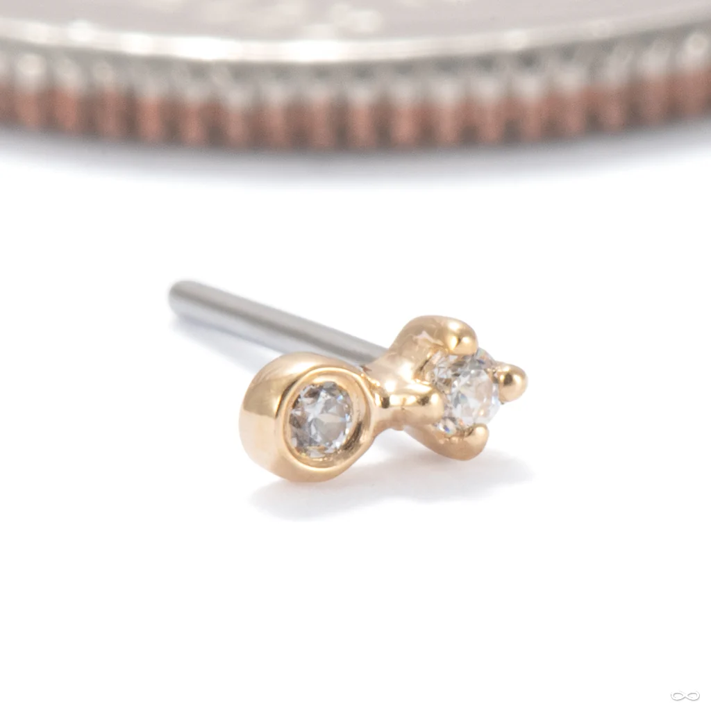Sweet Nothing Press-fit End in Gold from Ember Body Jewelry - Image 4