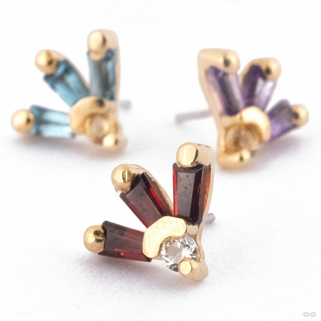 Synergy Press-fit End in Gold from Quetzalli