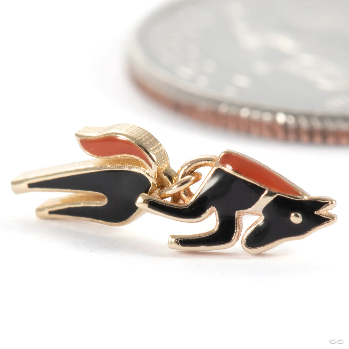 Tail Press-fit End in Gold from Pupil Hall - Image 2