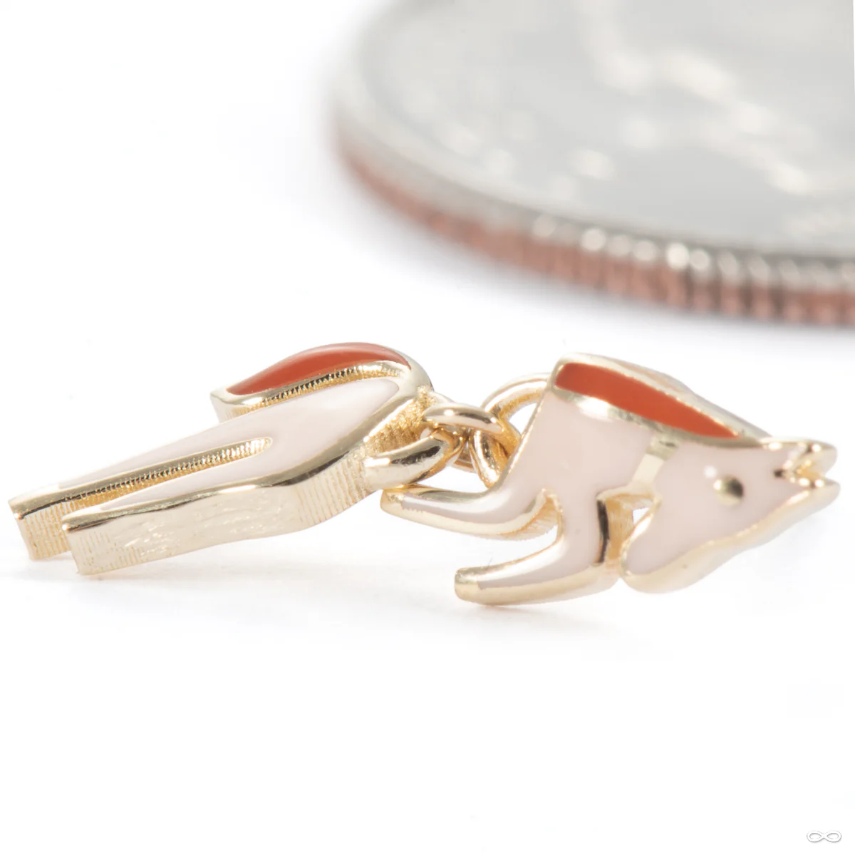 Tail Press-fit End in Gold from Pupil Hall - Image 3