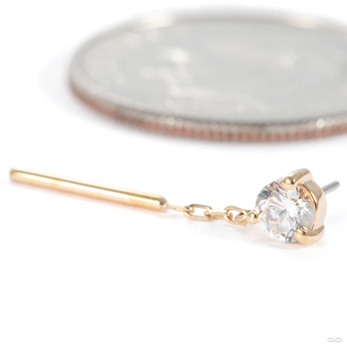 Tease Press-fit End in Gold from Modern Mood - Image 3