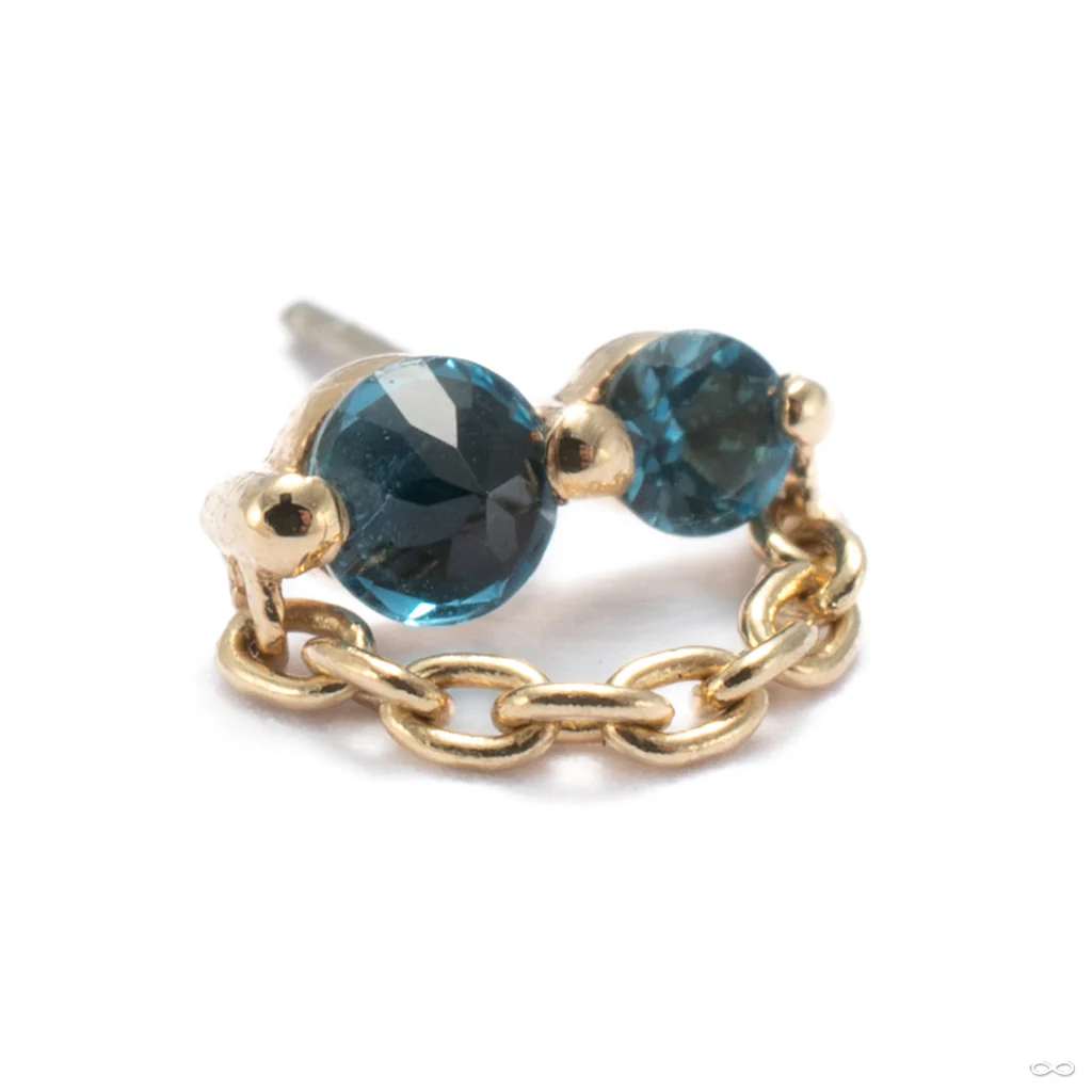 The Upside Down Major with Chain Press-fit End in Gold from Pupil Hall - Image 4