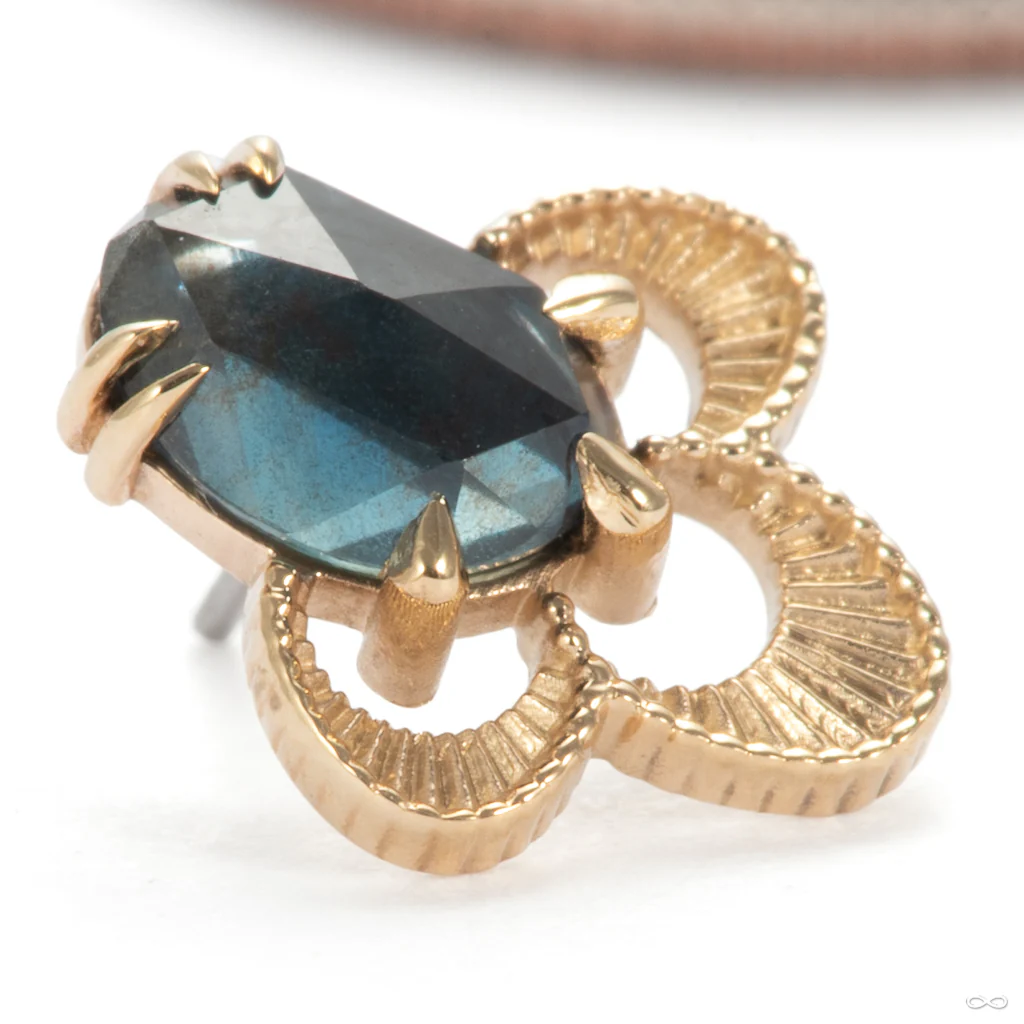 The Violet Press-fit End in Gold from Mettle and Silver - Image 2