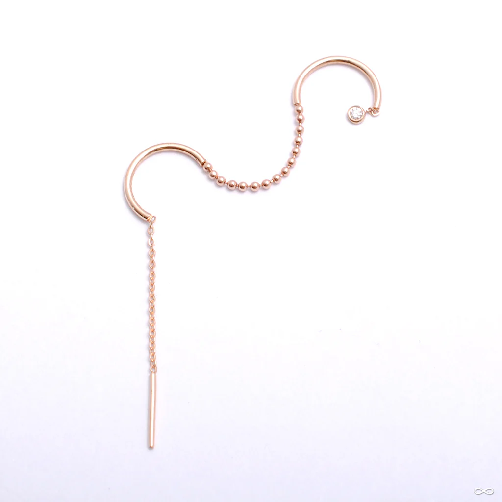Thing of Beauty Doublet Threader Ring in Gold from Pupil Hall - Image 2