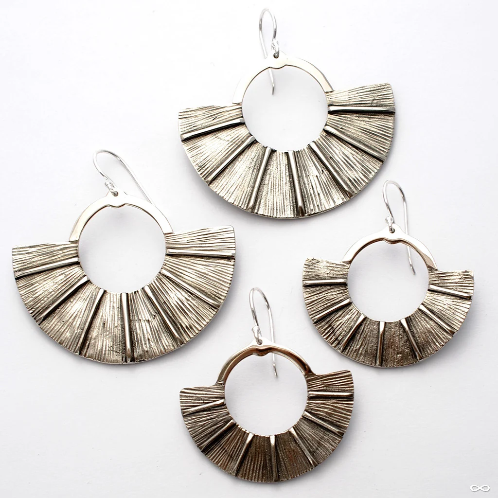 Traditional Fan Earrings from Diablo Organics - Image 3