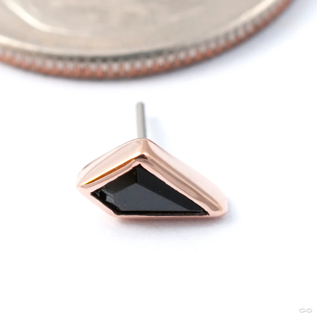 Transcend Press-fit End in Gold from Buddha Jewelry - Image 2