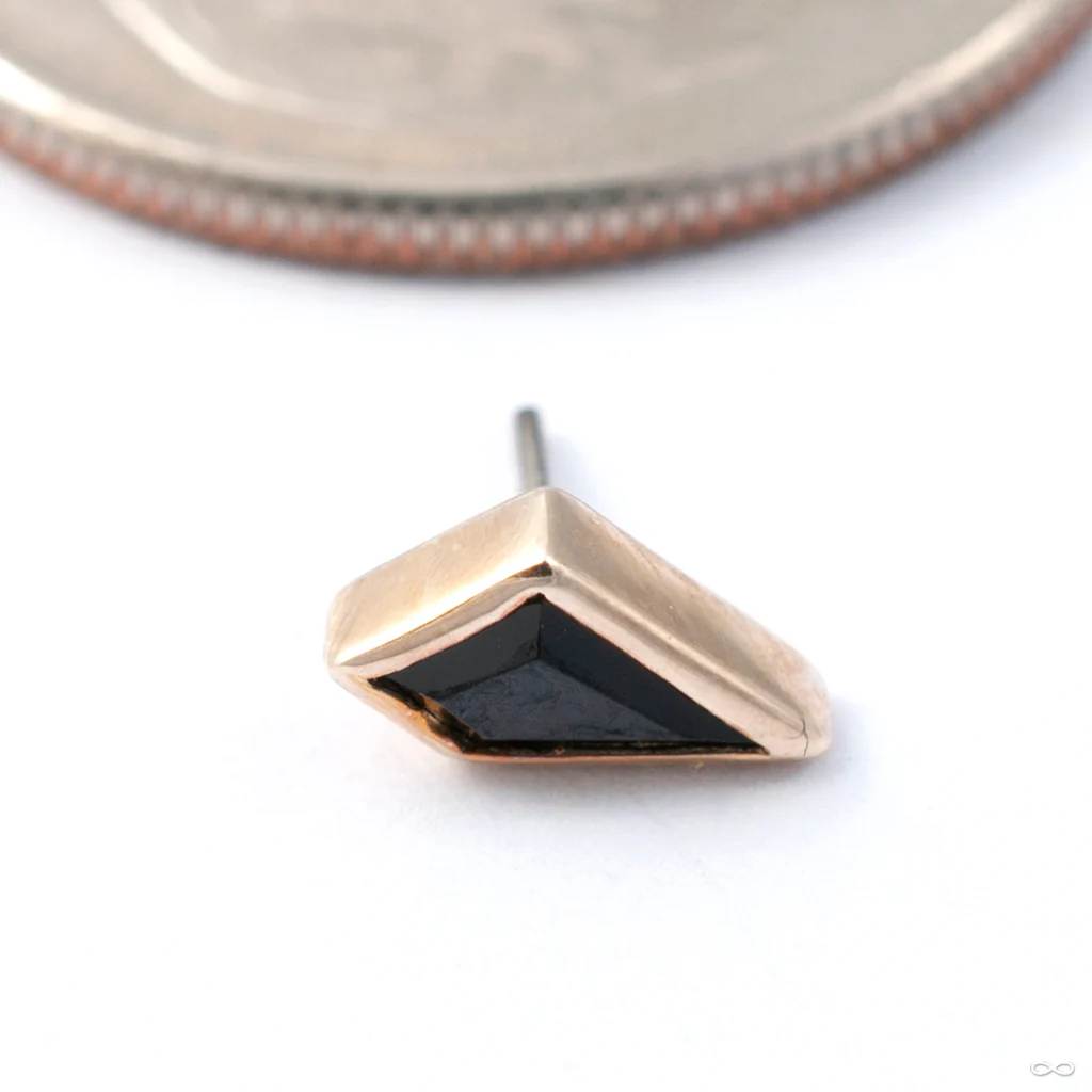 Transcend Press-fit End in Gold from Buddha Jewelry - Image 4
