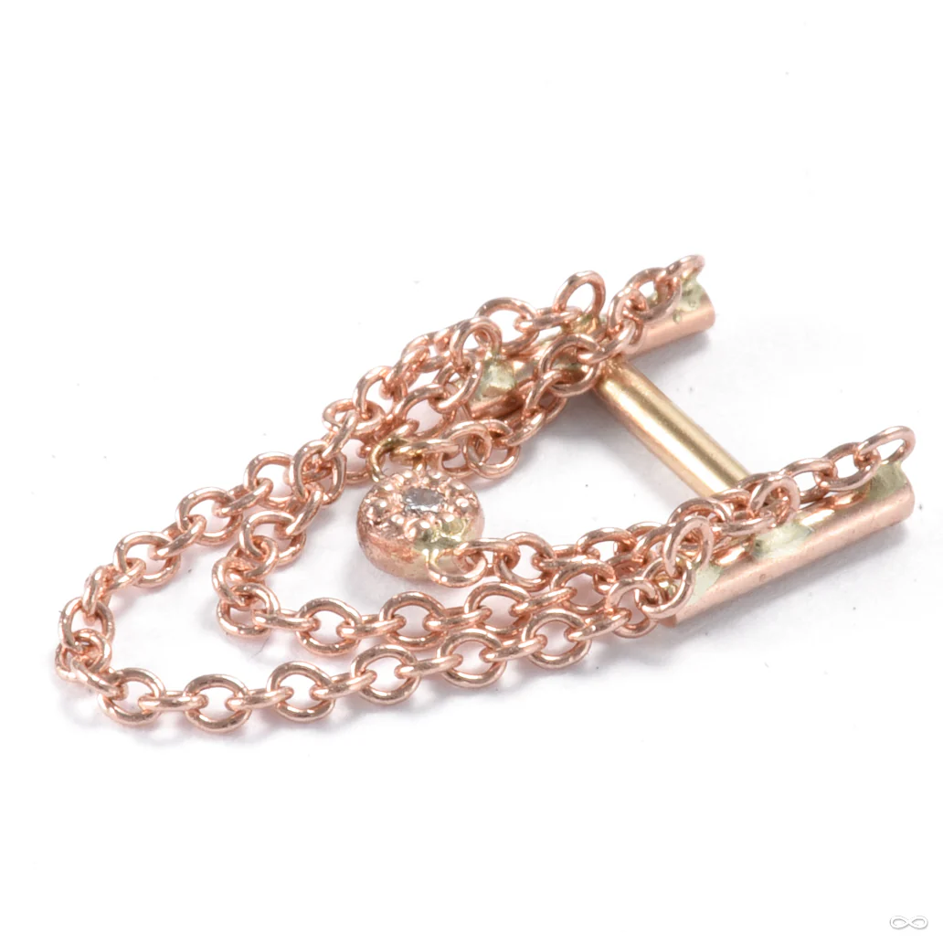 Triple Chain Press-fit Ring in Gold from Origins Handmade - Image 5