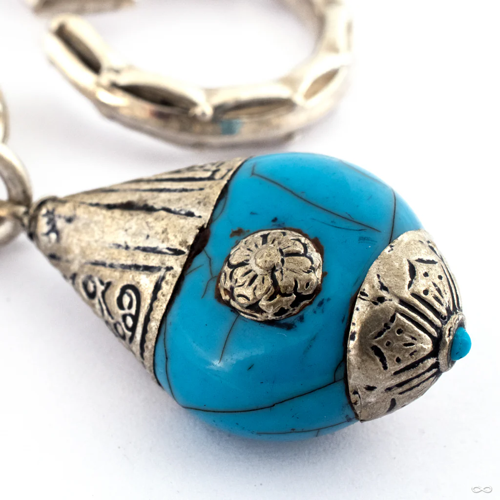 Turquoise Droplet Weights from Morton Manley - Image 2