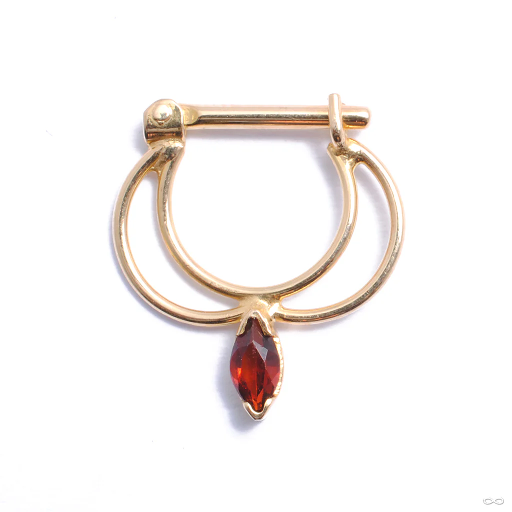 Vision Hinged Ring in Gold from Quetzalli