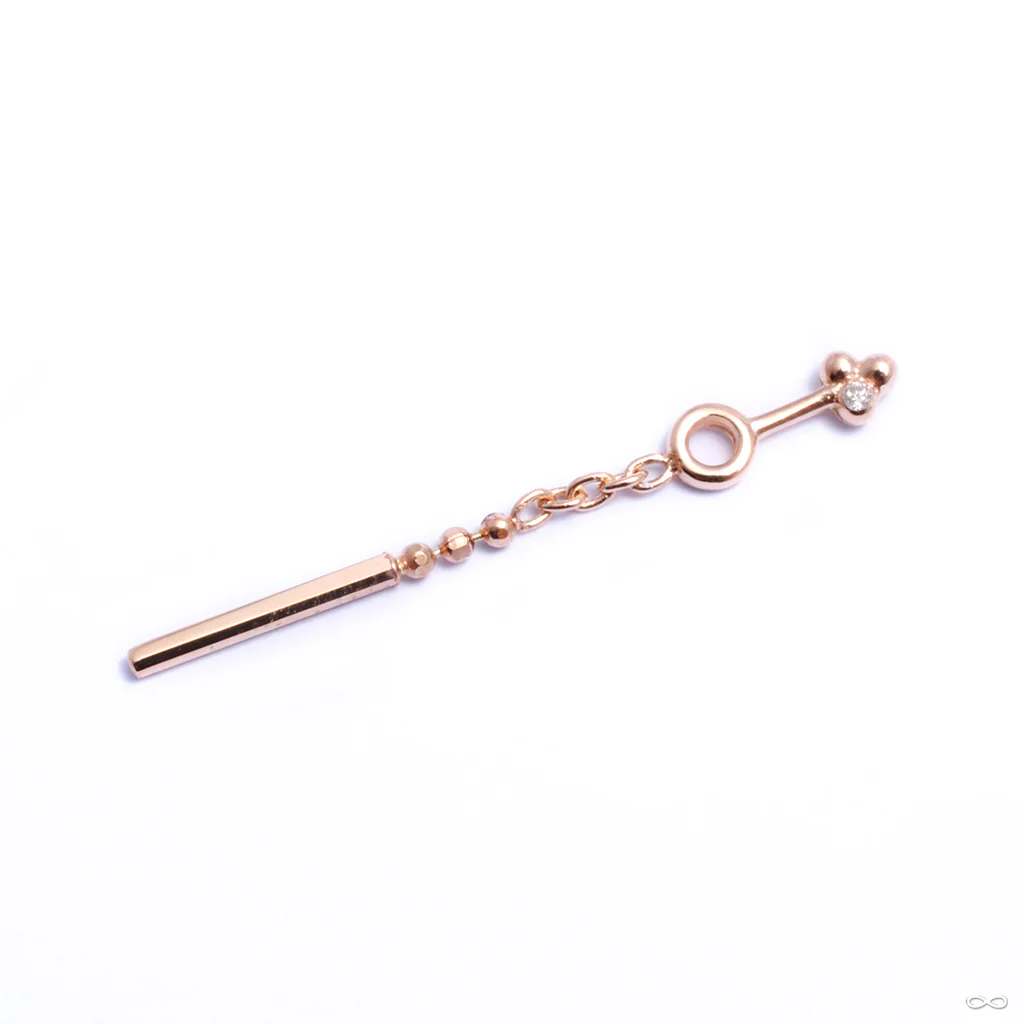 What Goes Up Jewelry Slip in Gold from Pupil Hall - Image 2