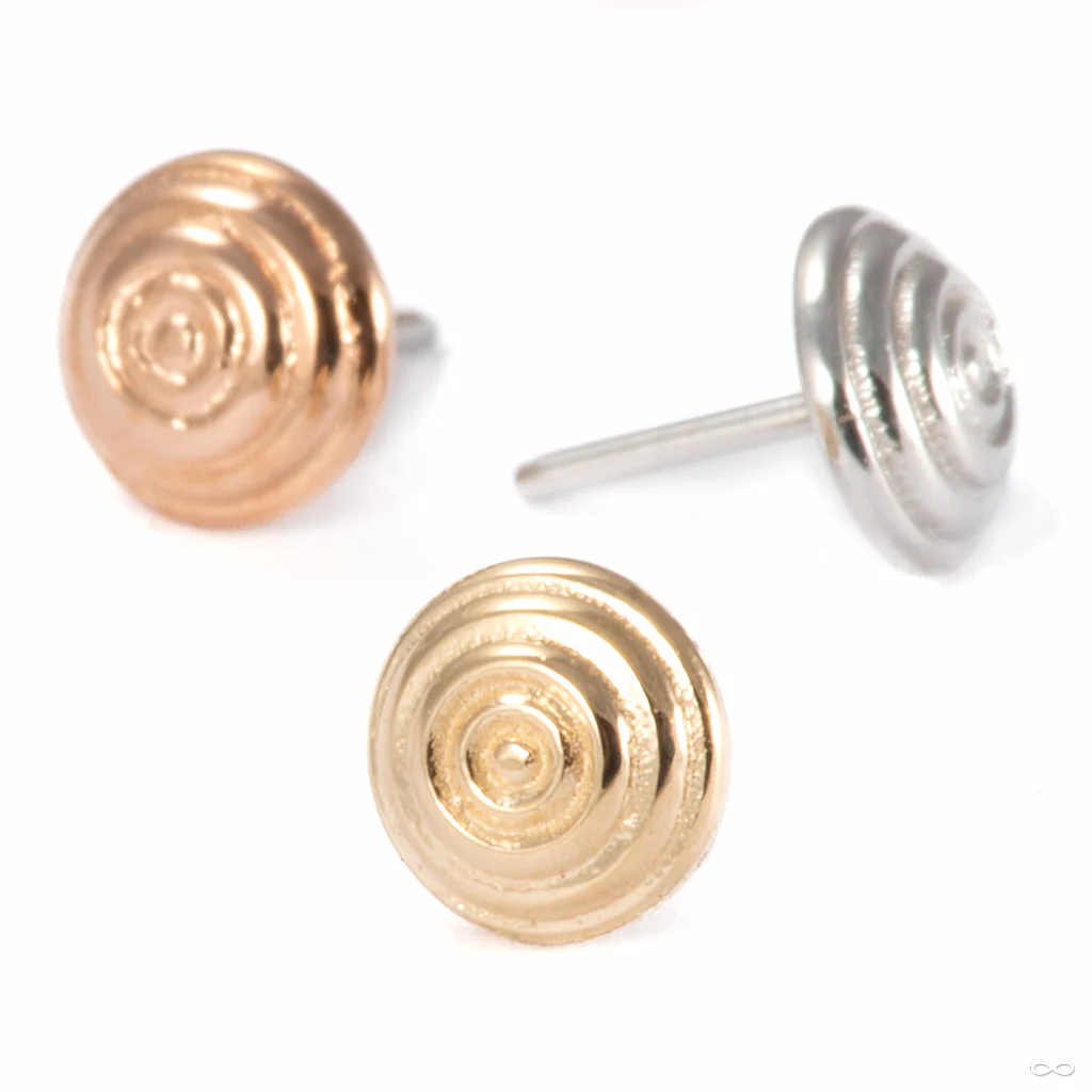 Zeta 00 Press-fit End in Gold from Tether Jewelry