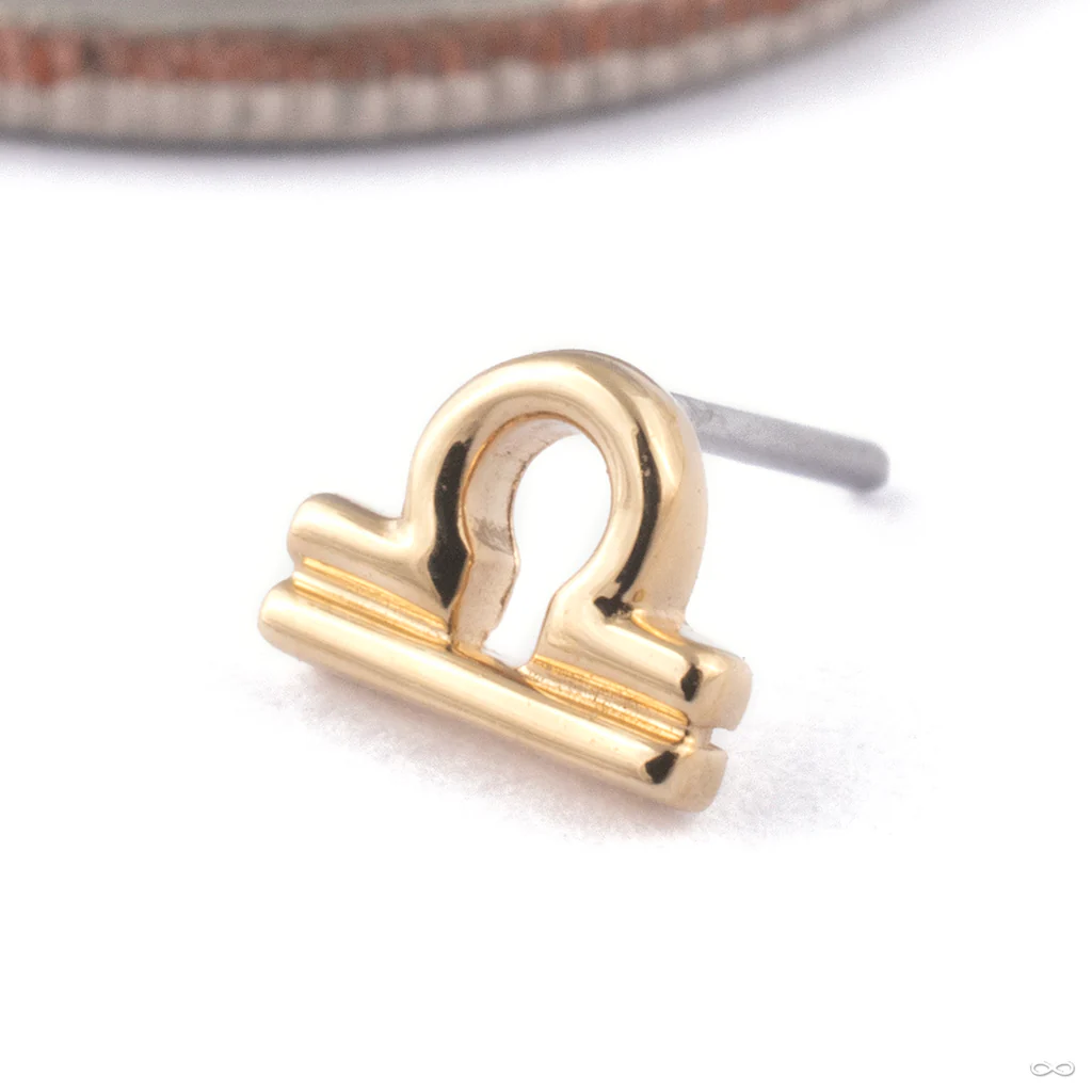 Zodiac Press-fit End in Gold from Junipurr Jewelry - Image 8